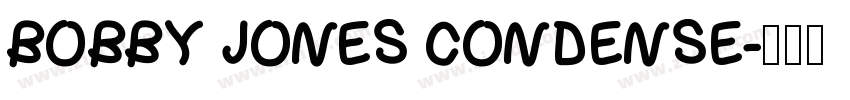 BOBBY JONES CONDENSE字体转换